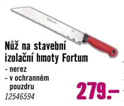 Hornbach Fortum nůž na stavební izolační hmoty nabídka