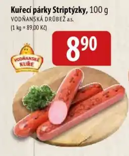 Bala Vodňanské kuře kuřecí párky striptýzky nabídka