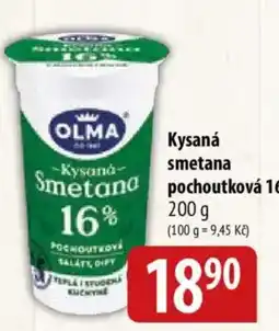 Bala Olma kysaná smetana pochoutková nabídka