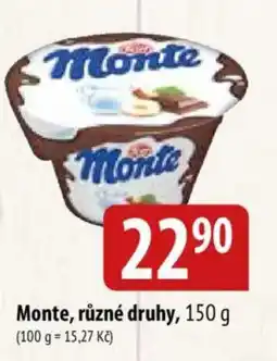 Bala Monte, různé druhy nabídka