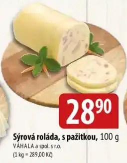 Bala Váhala sýrová roláda s pažitkou nabídka