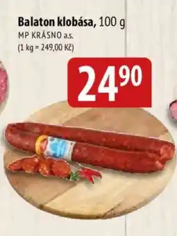 Bala MP KRÁSNO a.s. balaton klobása nabídka