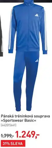 Intersport Adidas pánská tréninková souprava »Sportswear Basic« nabídka