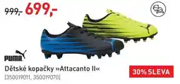 Intersport Puma dětské kopačky »Attacanto II« nabídka