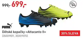 Puma dětské kopačky »Attacanto II«