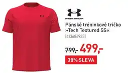 Intersport Under Armour pánské tréninkové tričko »Tech Textured SS« nabídka