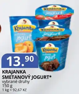 Potraviny CZ Krajanka smetanový jogurt* nabídka