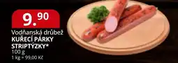 Potraviny CZ Vodňanská drůbež kuřecí párky striptýzky nabídka