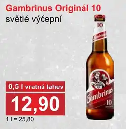 PLUS JIP Gambrinus Originál 10 nabídka