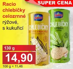 PLUS JIP Racio chlebíčky celozrnné rýžové, s kukuřicí nabídka