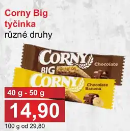 PLUS JIP Corny tyčinka nabídka