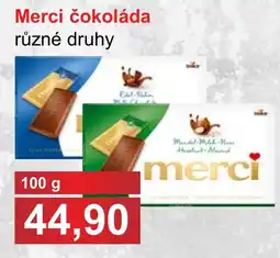 PLUS JIP Merci čokoláda nabídka