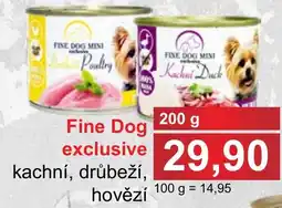 PLUS JIP Fine Dog exclusive kachní, drůbeží, hovězí nabídka