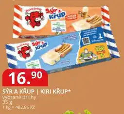 Potraviny CZ Sýr a křup | kiri křup* nabídka