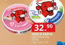 Potraviny CZ Vešelá kráva vybrané druhy nabídka