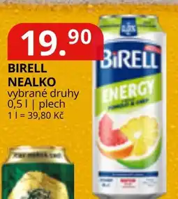 Potraviny CZ Birell nealko nabídka