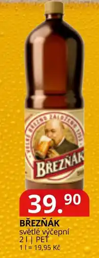 Potraviny CZ Březnák světlé výčepní nabídka