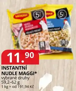 Potraviny CZ Maggi instantní nudle nabídka