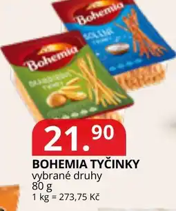 Potraviny CZ Bohemia tyčinky nabídka