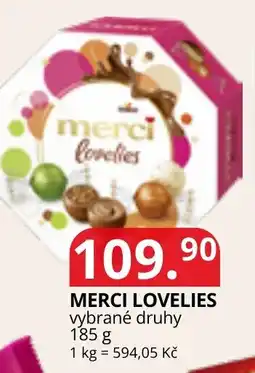 Potraviny CZ Merci lovelies nabídka