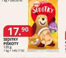 Potraviny CZ Seditky piškoty nabídka