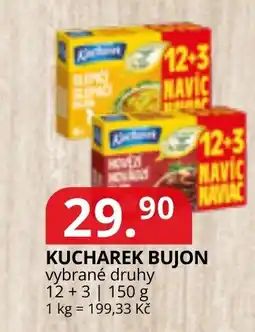 Potraviny CZ Kucharek bujón nabídka