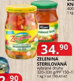 Potraviny CZ Znojmia bramborové saláty nabídka