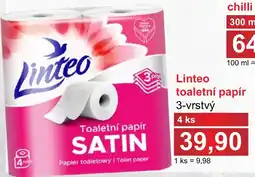 PLUS JIP Linteo toaletní papír satin nabídka