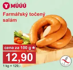 PLUS JIP Múúú farmářský točený salám nabídka