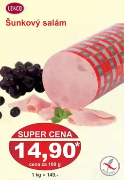 PLUS JIP Le&Co šunkový salám nabídka