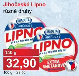 PLUS JIP Madeta jihočeské lipno nabídka