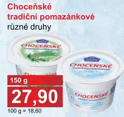 PLUS JIP Chocenske tradiční pomazánkové nabídka