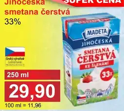 PLUS JIP Madeta jihoceská smetana čerstvá nabídka