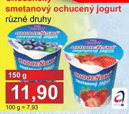 PLUS JIP Chocensky smetanovy ochuceny jogurt nabídka