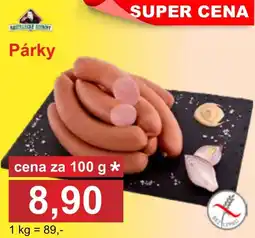 PLUS JIP Nestlé Párky nabídka