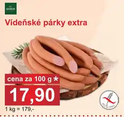 PLUS JIP Kpůrek vídeňské párky extra nabídka