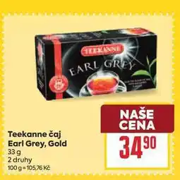 Billa Teekanne čaj Earl Grey, Gold nabídka