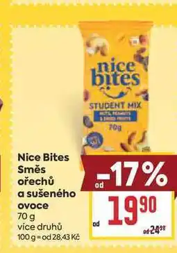 Billa Nice Bites Směs ořechů a sušeného ovoce nabídka