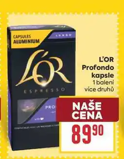 Billa L'OR Profondo kapsle 1 balení nabídka