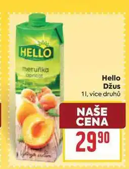 Billa Hello Džus nabídka