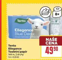 Billa Tento Ellegance Toaletní papír 144 m nabídka