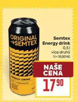 Billa Semtex Energy drink nabídka