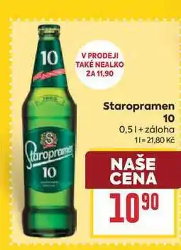 Billa Staropramen 10 nabídka