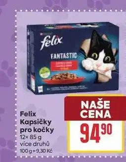 Billa Felix Kapsičky pro kočky 12× nabídka