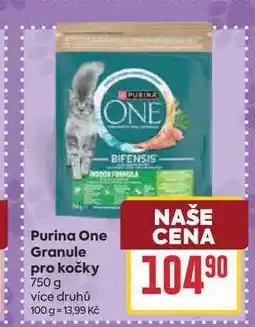 Billa Purina One granule pro kočky nabídka