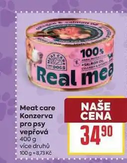 Billa Meat care Konzerva pro psy vepřová nabídka