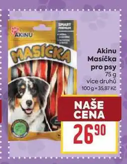 Billa Akinu Masička pro psy nabídka