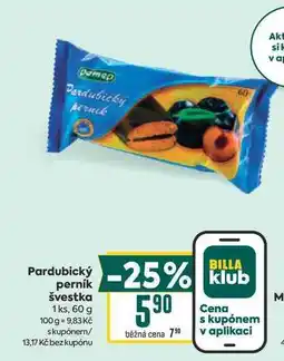 Billa Pardubický perník švestka 1 ks nabídka