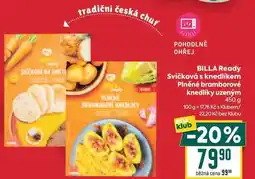 Billa BILLA Ready Svíčková s knedlíkem Plněné bramborové knedlíky uzeným nabídka