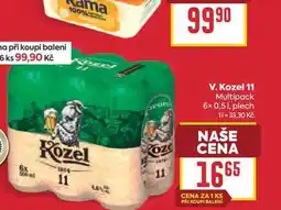 Billa V. Kozel 11 Multipack 6x 0,51, plech nabídka
